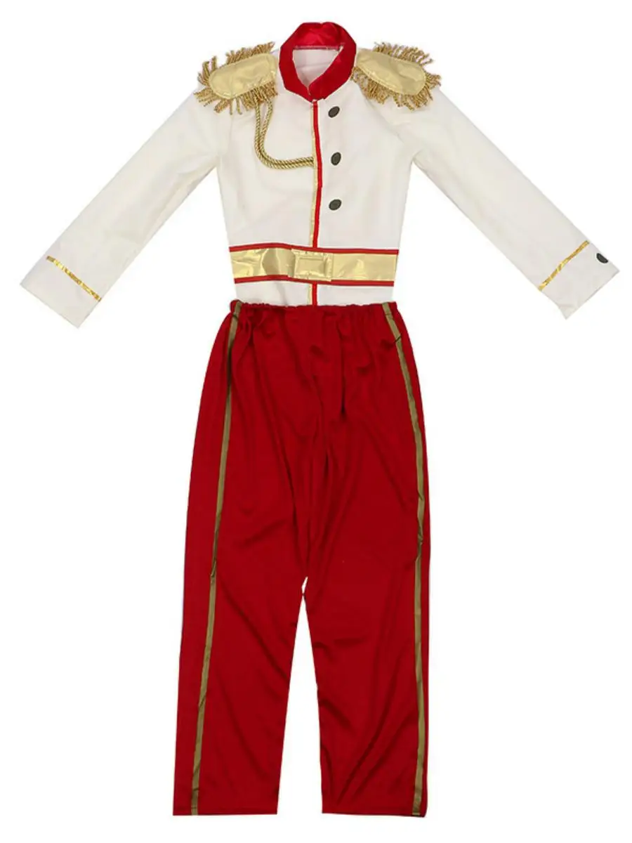 Nuovo costume da fata per bambini Haome Haome White Prince Dr up Boy loween Stage Performance Outfit