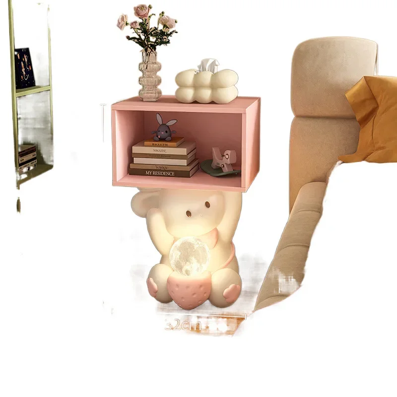 

Children's room bedside table, bedroom floor ornaments, living room girl night light, housewarming decorations