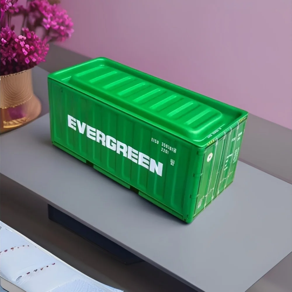 Industrial metal storage box, creative home collection model, container decoration purpose, suitable for household containers