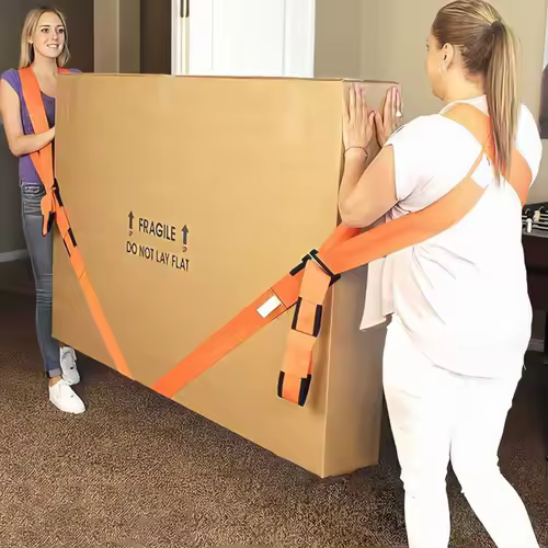 Lifting Moving Strap,Heavy Objects Furniture Labor Saving Transport Belt, Easily Shoulder Wrist Carrying Strap,Home Move Tool - Image 3