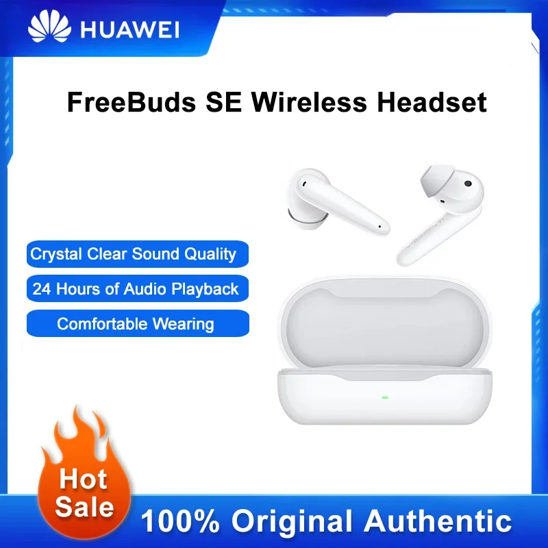 

Huawei FreeBuds SE Wireless Headset Touch Control Clear Sound Quality Sport In-ear Bluetooth Earphones For All Smartphones