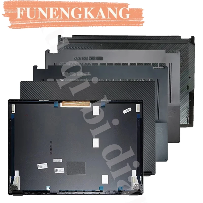Laptop Frame Case for ASUS ROG16 GV601 GV601RM Notebook LCD Back Cover Hinges Palmrest Top Case Bottom Laptop Accessories