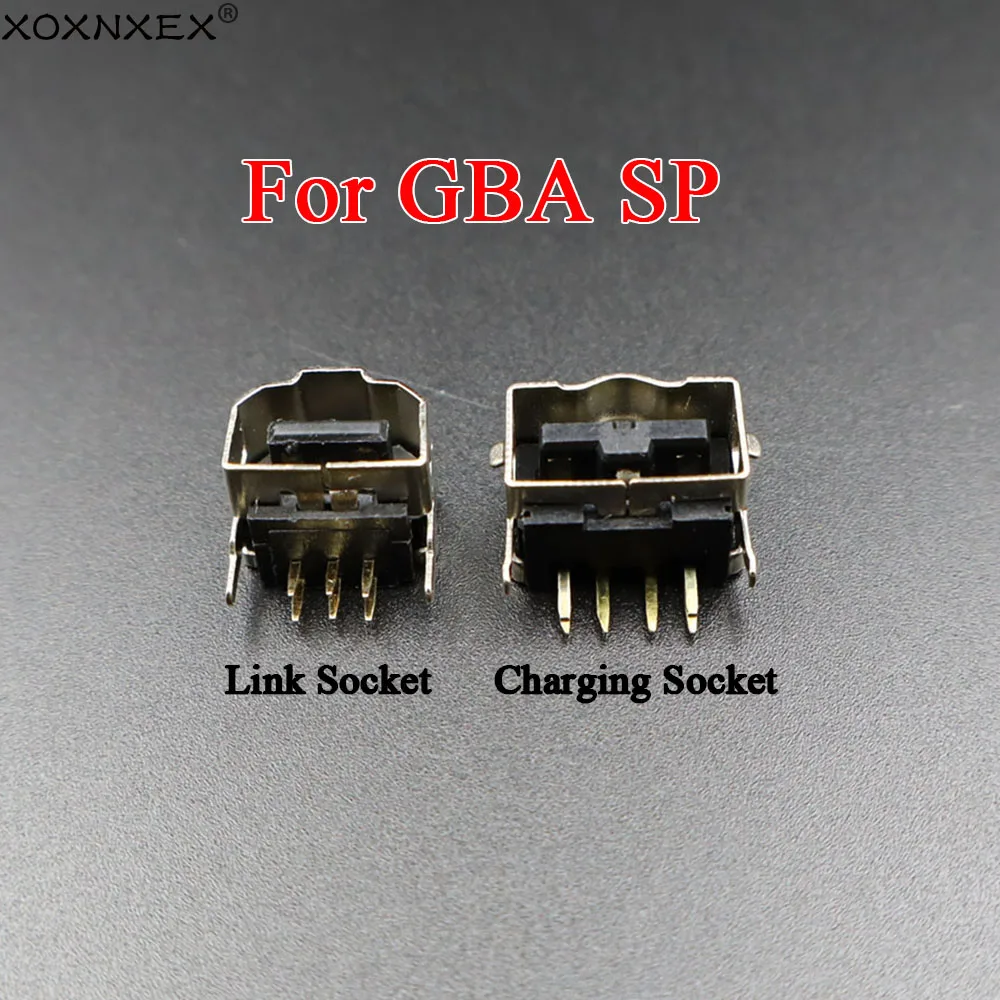 2-20PCS Replacement For Nintend GBA SP DS Power Socket Charging Port Link Connector For GBA SP