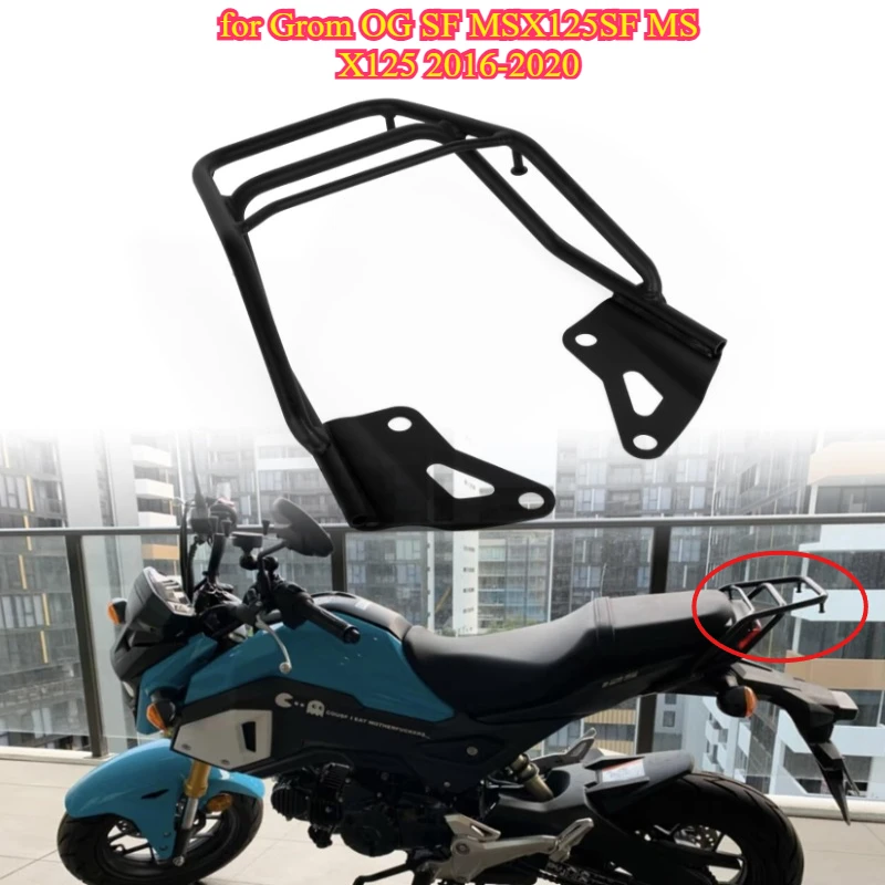 

Motorcycle Iron Luggage Rack Storage Rack Carrier Support Shelf for Grom OG SF MSX125SF MSX125 2016 2017 2018 2019 2020