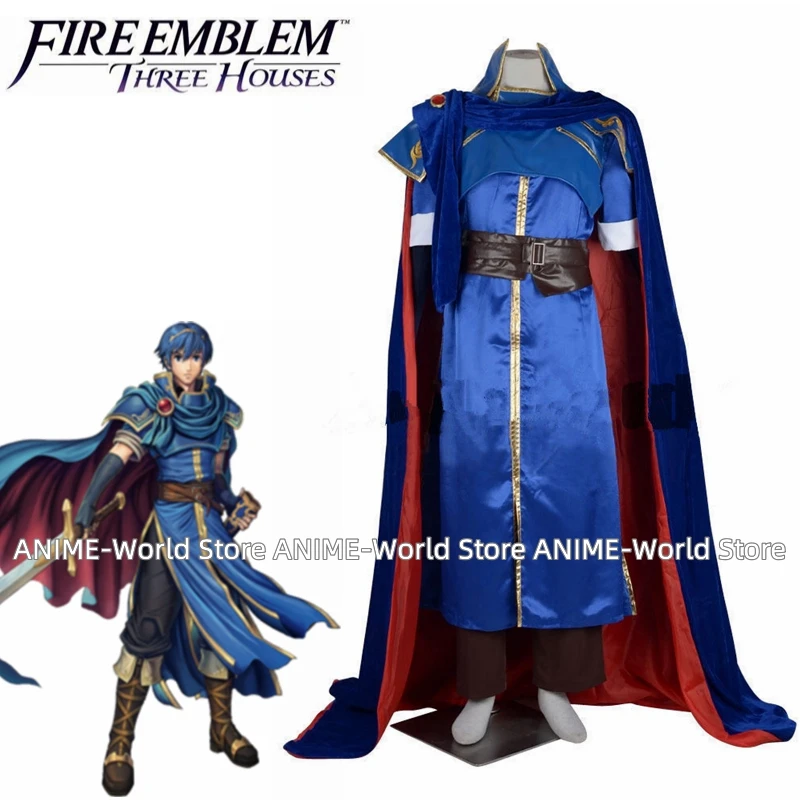 Game Fire Emblem Brawl Marth Cosplay Fire Emblem Marth Costume Halloween Costume