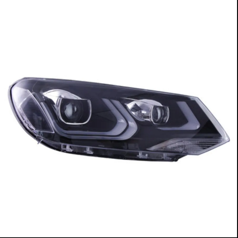 Pair of Car Headlight assembly For Volkswagen Lavida 2008-11 xenon DRL daytime running light turn signal head lamp