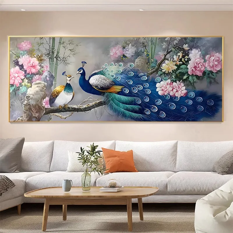 

Modern Simple Cross Stitch Embroidery 'Flower Bloom Wealth' New 2026 Thread Embroidery for Living Room And Bedroom High End L...