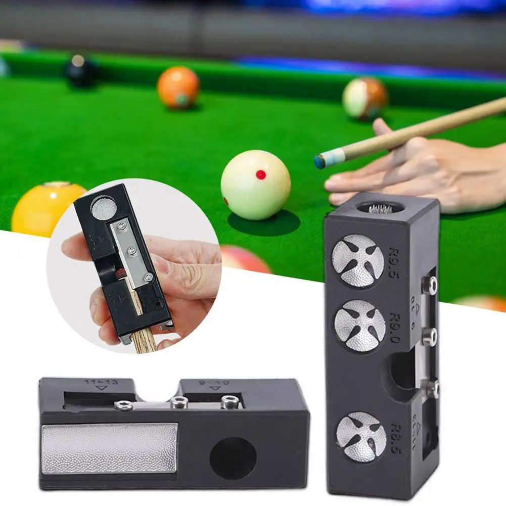 Portable  Snooker Pool Cue Tip Tool 11-in-1 Multifunction Billiard Pool Stick Tip Scuffer Shaper Aerator Repair Tool