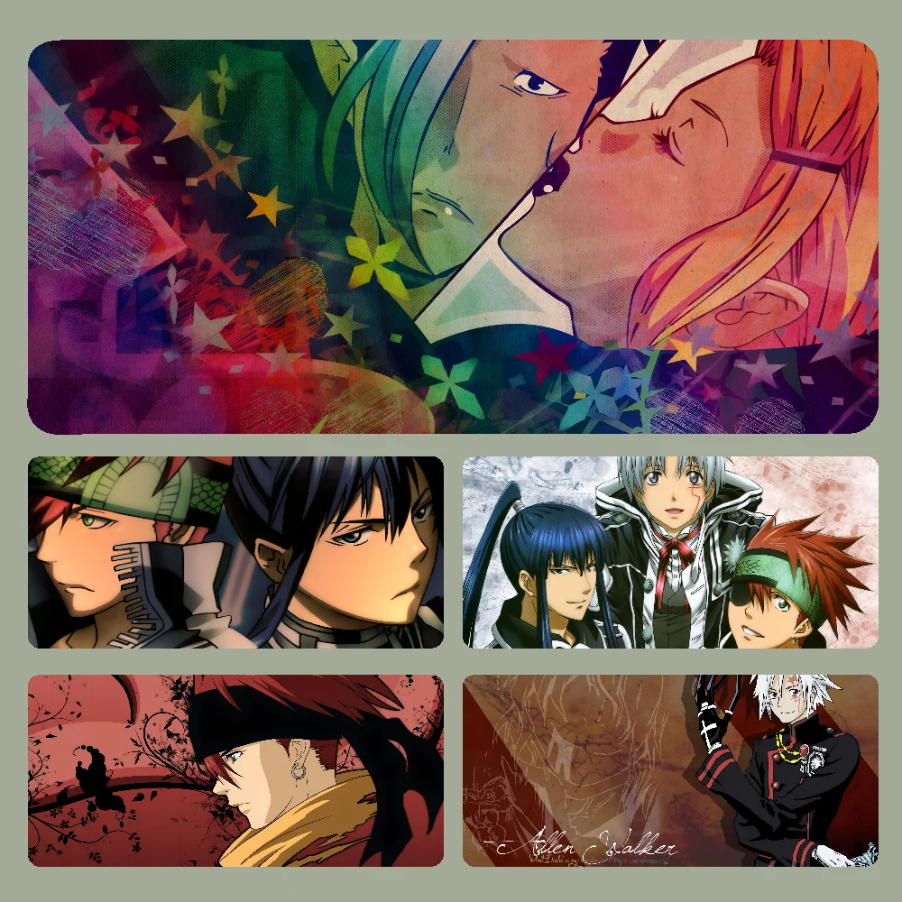 

D.Gray-man Mousepad Large Computer Gaming Accessories MousePads Desk Mats Anti-slip Laptop Soft Mouse Pad