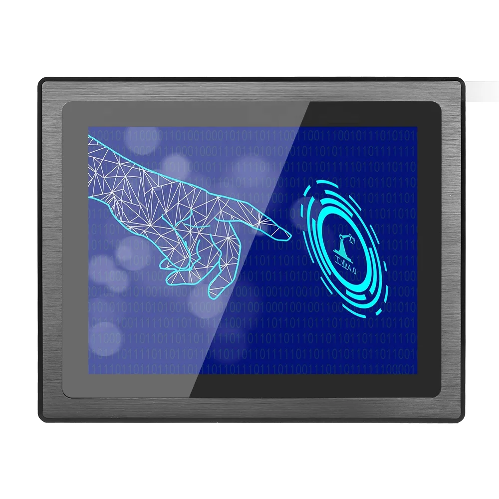 

2022 New arrived High quality All aluminum case 8" AIO PC Waterproof IP65 CPU fanless with Resistance screen