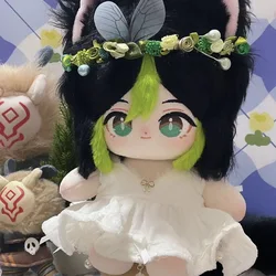 Stuffed 20CM Plush Toys Game Genshin Impact Tighnari Property Cosplay Mascot Dress Up Cotton Doll Clothing Xmas Birthday Gifts