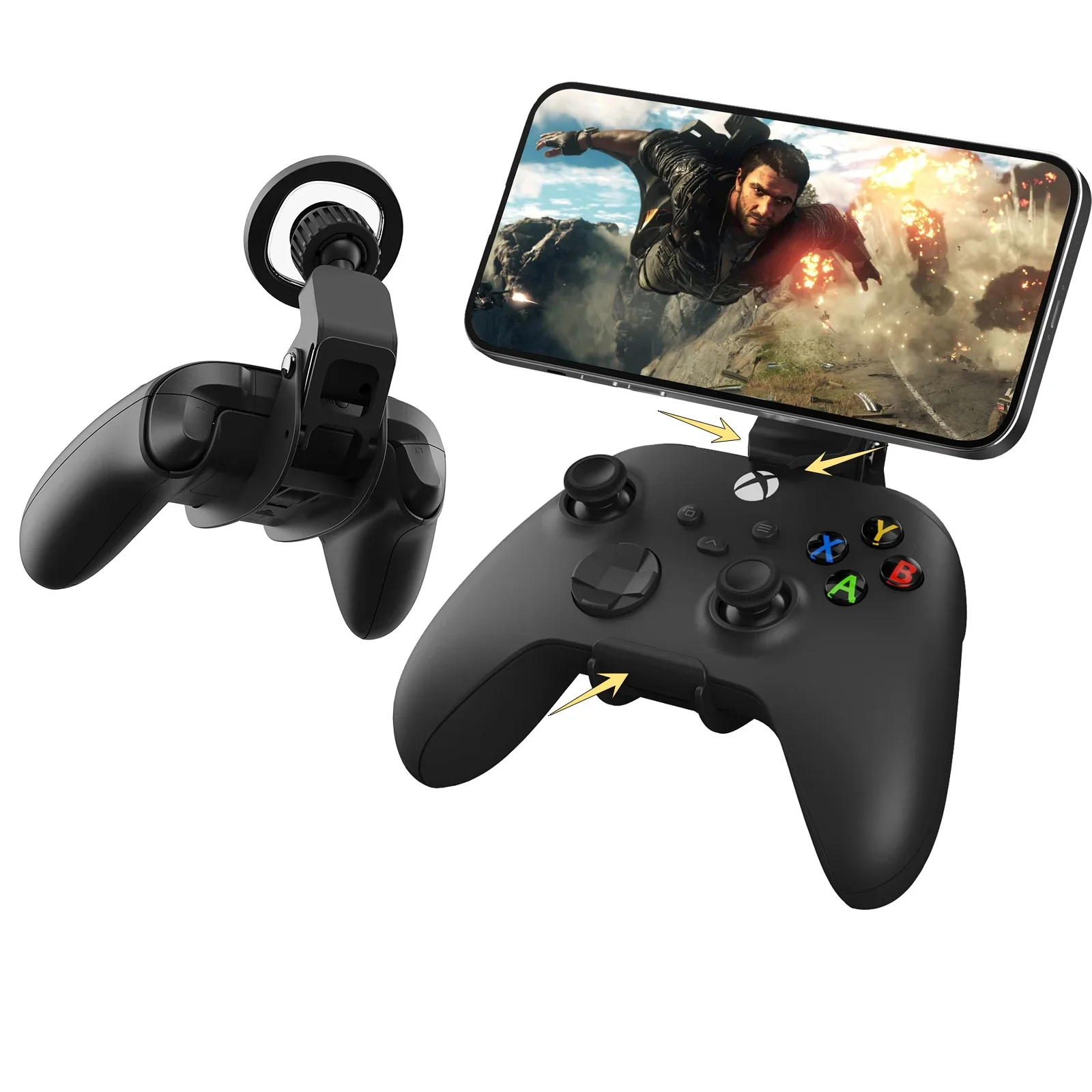 For Xbox Controller Clip Holder Gamepad Stand - Mobile Game Stand for Xbox One and Xbox Series Controller Magnetic Game Stand - Image 3