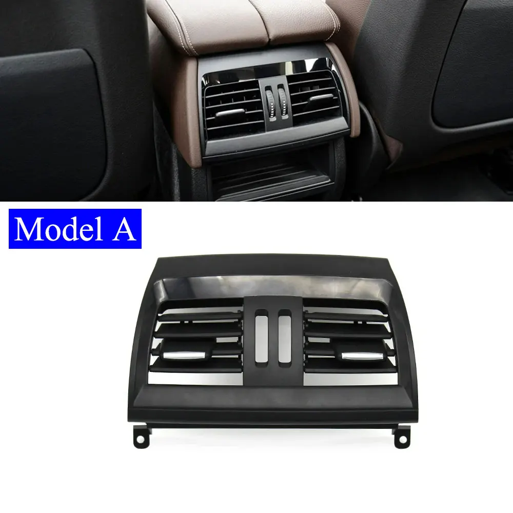 F15 F16 Rear Console Air Conditioning Vent Outer Cover AC Vent Grille Outlet Panel Replacement For BMW X5 X6 F85 F86 64229252012