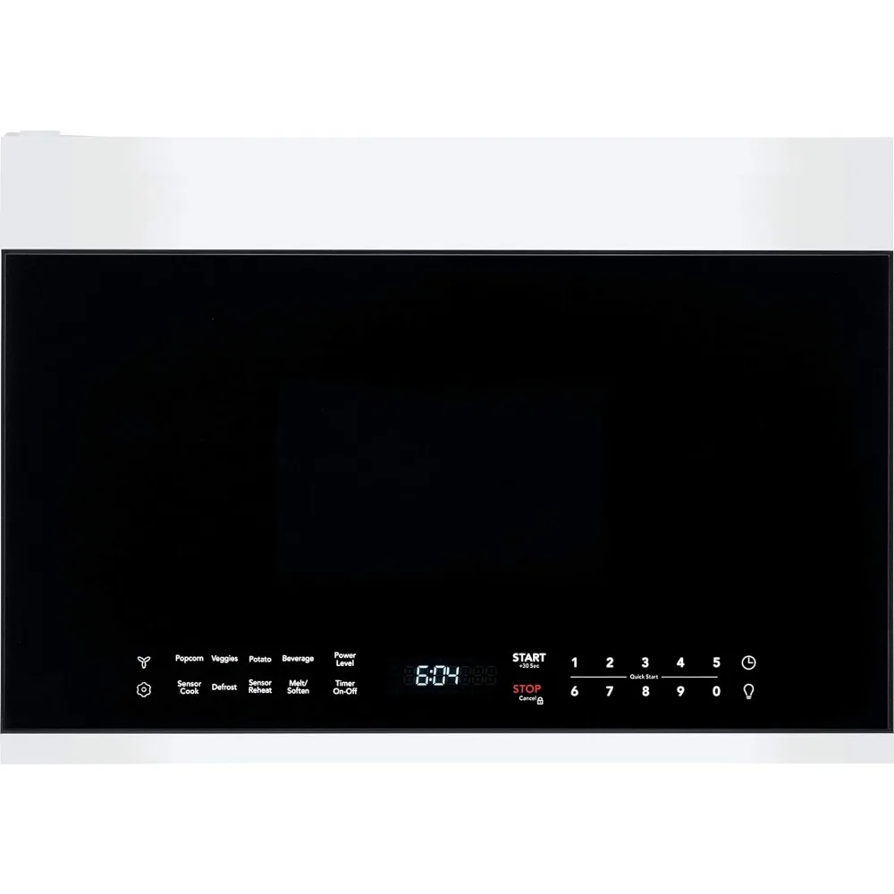 1.4 Cu. Ft. Compact Over-the-Range Microwave in White with Automatic Sensor Cooking