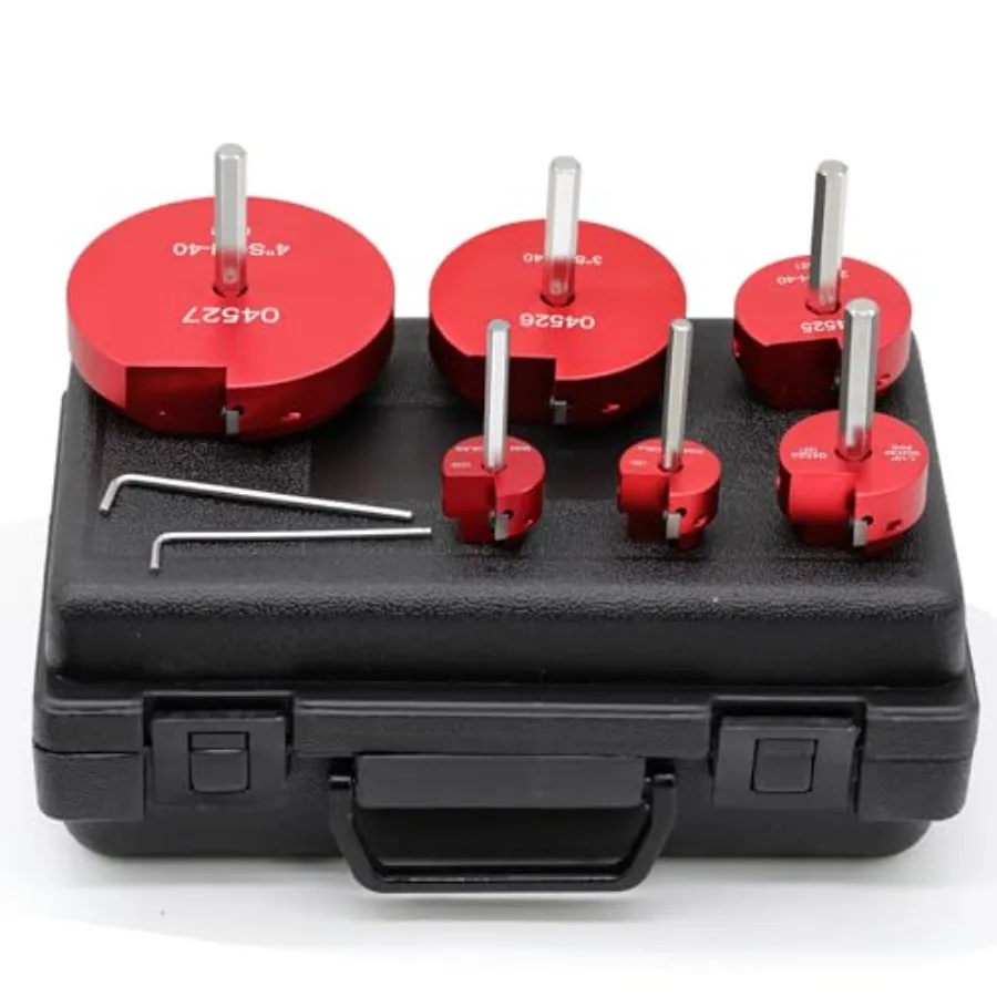 

PVC Pipe Reamer 6 Piece Plastic PVC Pipe Fitting Saver Kit Fit into Standard 1/2" Drills PVC Socket Saver Tool Contains 3/4inch