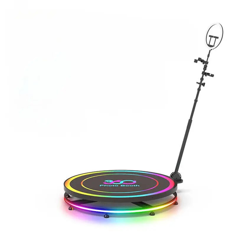 360 Photo Video Booth Automatyczna kabina wideo 60 cm-150 cm Obrót o 360 stopni Kontrola aplikacji Inteligentny pilot zdalnego sterowania