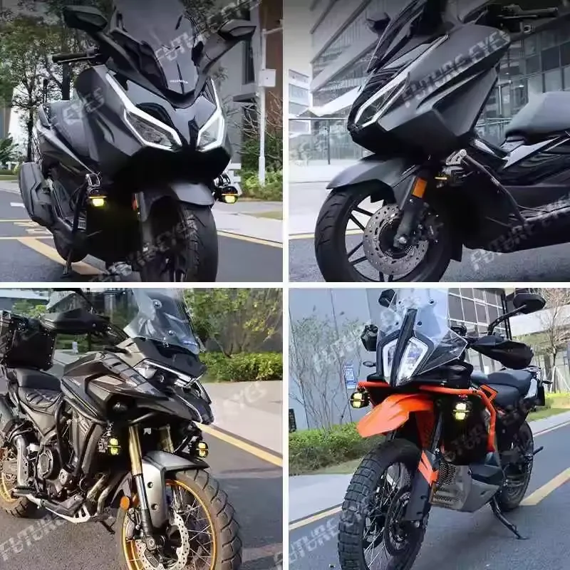 FUTURE EYES X80-LED For Motorcycle HONDA CM1100 Spotlight With Cable, Backlight Switch, Trailer Sunshade Auxiliary Light - Image 6