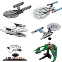MOC Space Enterpriseeds Building Blocks Trekss NX-01 Model NCC-1701-E Enterprises Bricks Oberth Class Starship Toy Children Gift