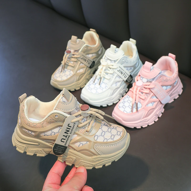 

Four Seasons Children's Fashion Sports Shoes Boys' Running Leisure Breathable Outdoor Kids Shoes Lightweight Sneakers Shoes