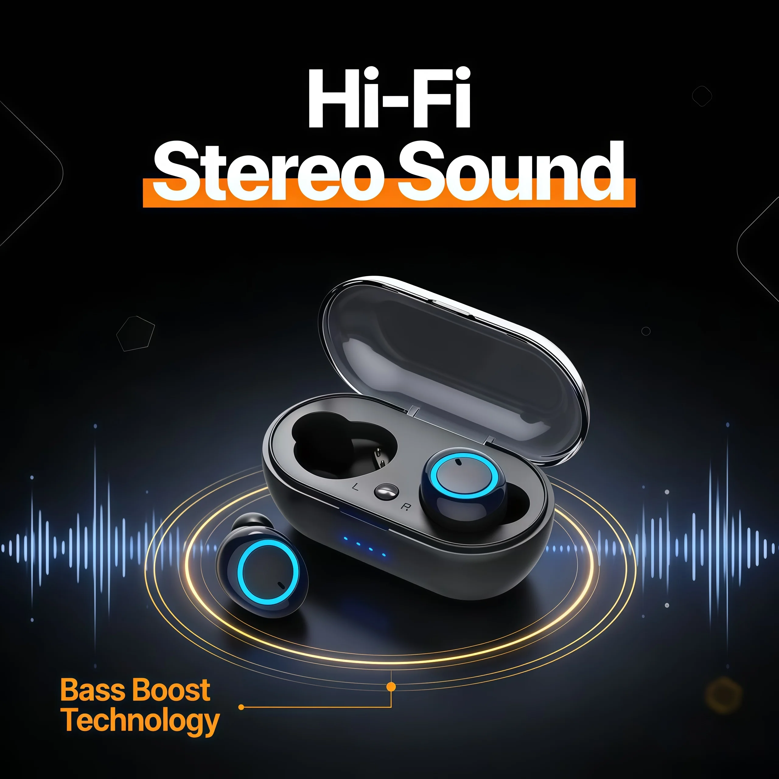 New style TWS Y30 Bluetooth Sports Headphones Y30Wireless Bluetooth 5.0 touch sports noise-cancelling headphones with microphone — product photo 1 of 1