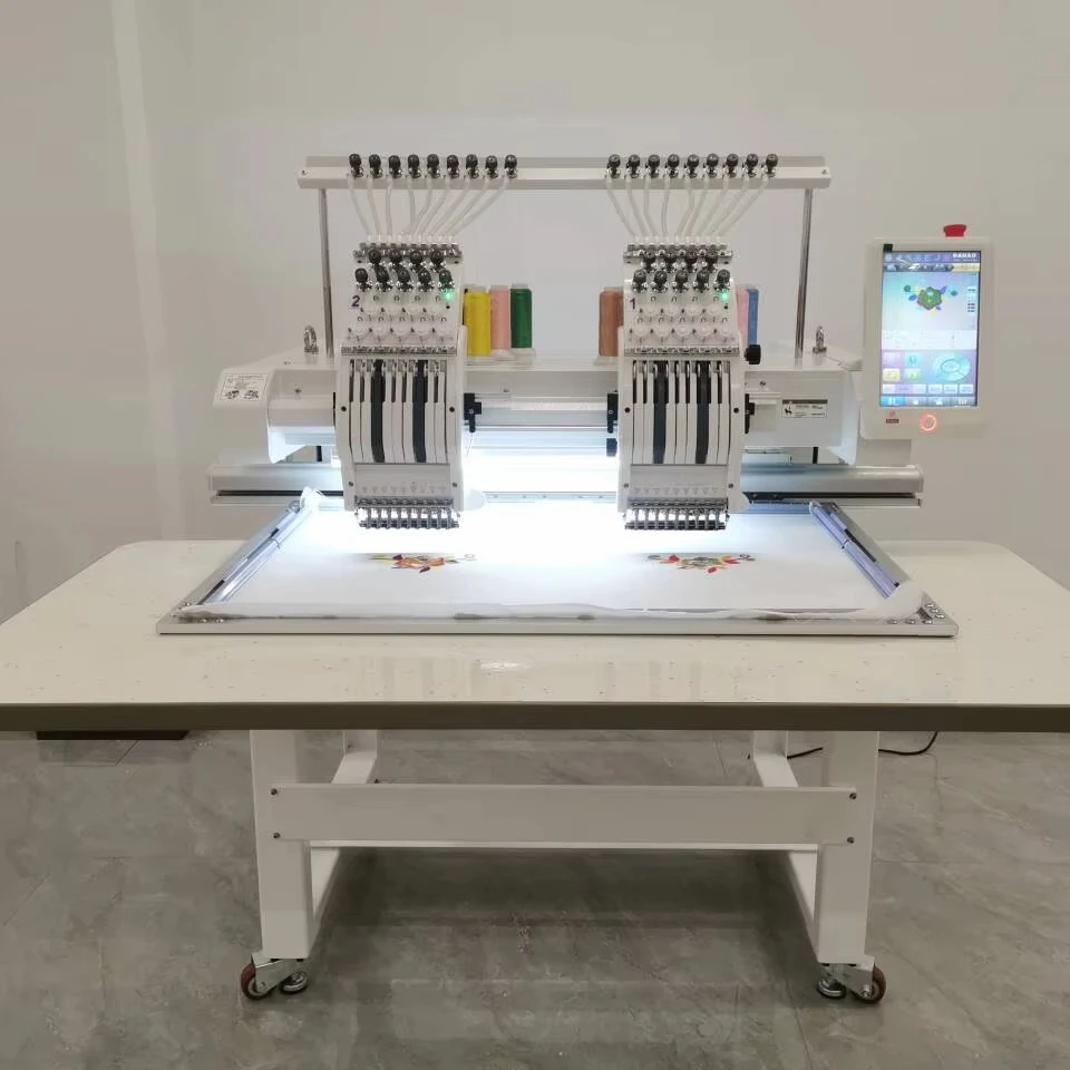 

Yeshi Source Factory Direct Sales Professional High Quality Double Heads Automatic Computerized Embroidery Machine