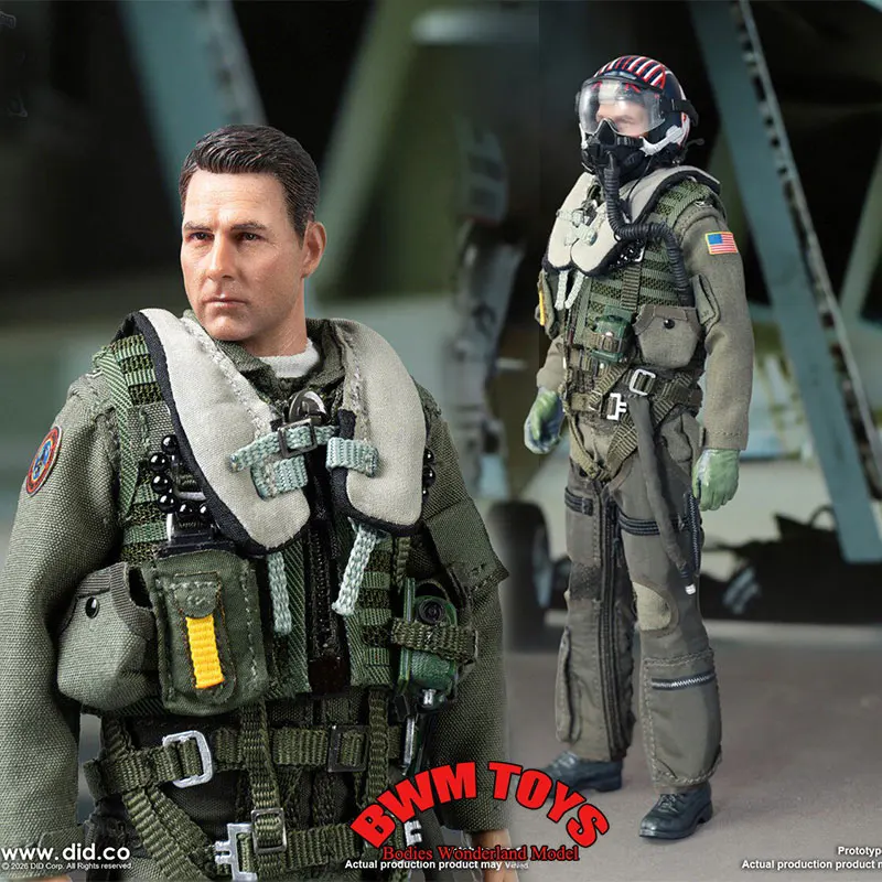 In Stock DID XM80031 1/12 Scale Male Soldier US Navy Pilot Captain Instructor 6Inch Action Figure Doll Collection