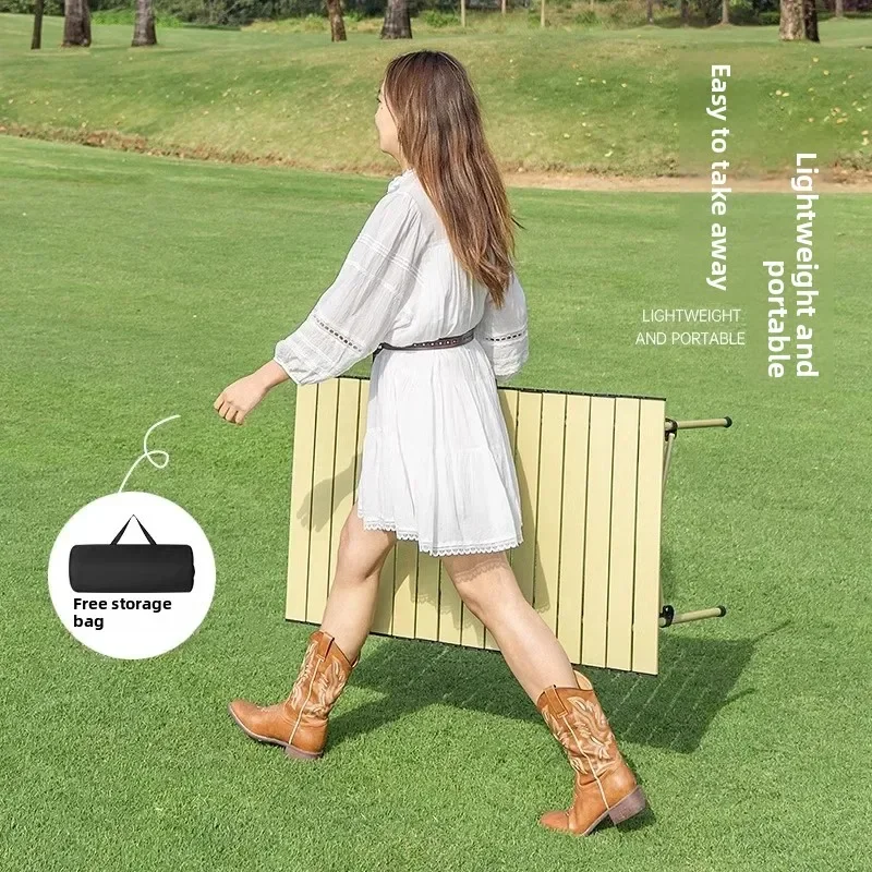 Уличные складные столы и стулья, портативные, сверхлегкие, походные столы и стулья, стол с яичным рулетом, набор туристического снаряжения