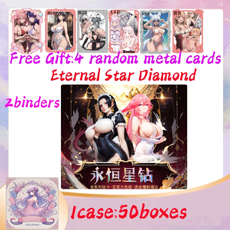 

2025 Newest Eternal Star Diamond A5 Size Goddess Story Collection Boards Waifu Swimsuit CCG ACG TCG World Trading Hobbies Gift