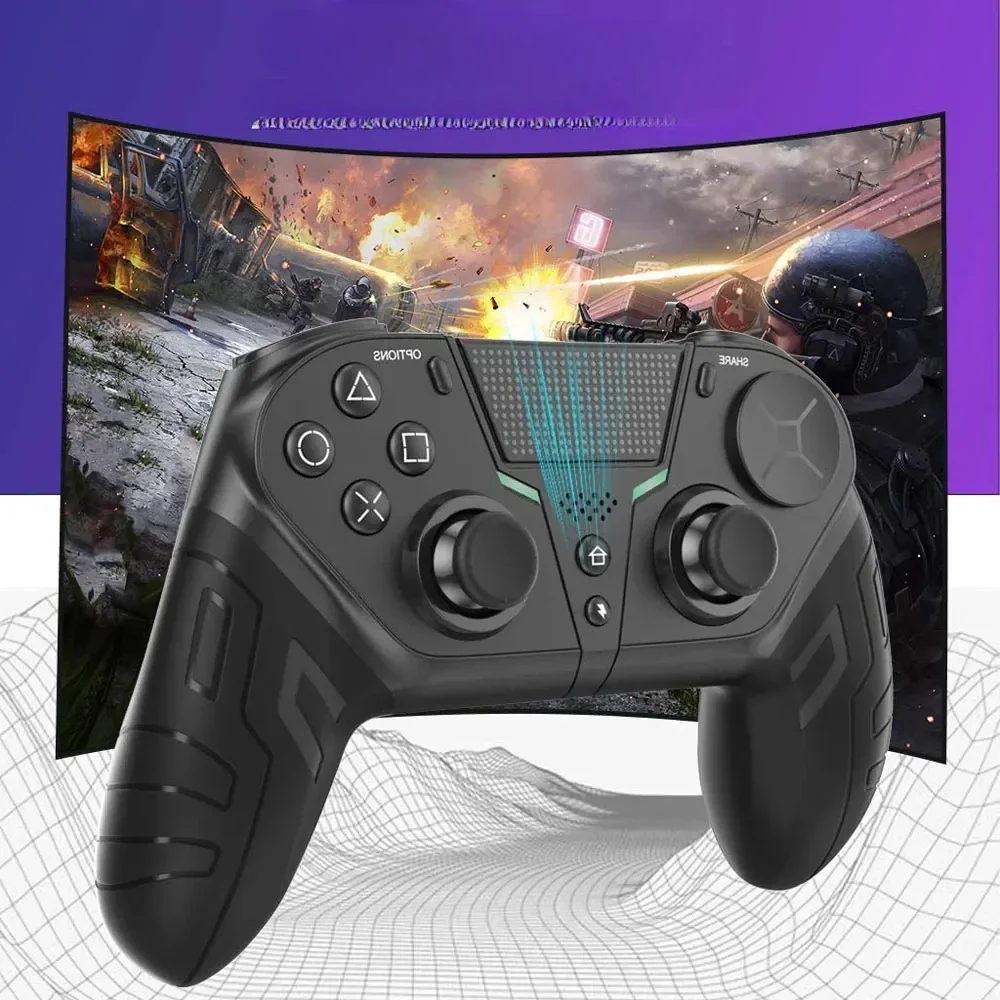 ワイヤレスq300ゲームコントローラーps4用bluetoothpc用b-m-2023ホット