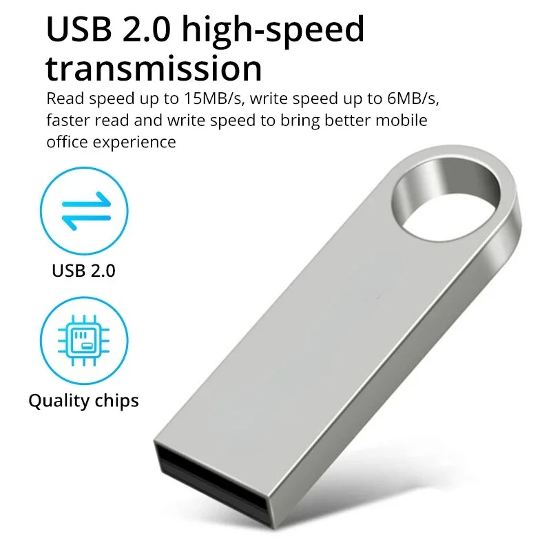 Pen Drive 32GB 64GB 128GB High Speed USB2.0 for PC Mobile Mini Pen Drive 16GB 32GB USB Flash Drive 64GB 8GB 4GB image 2