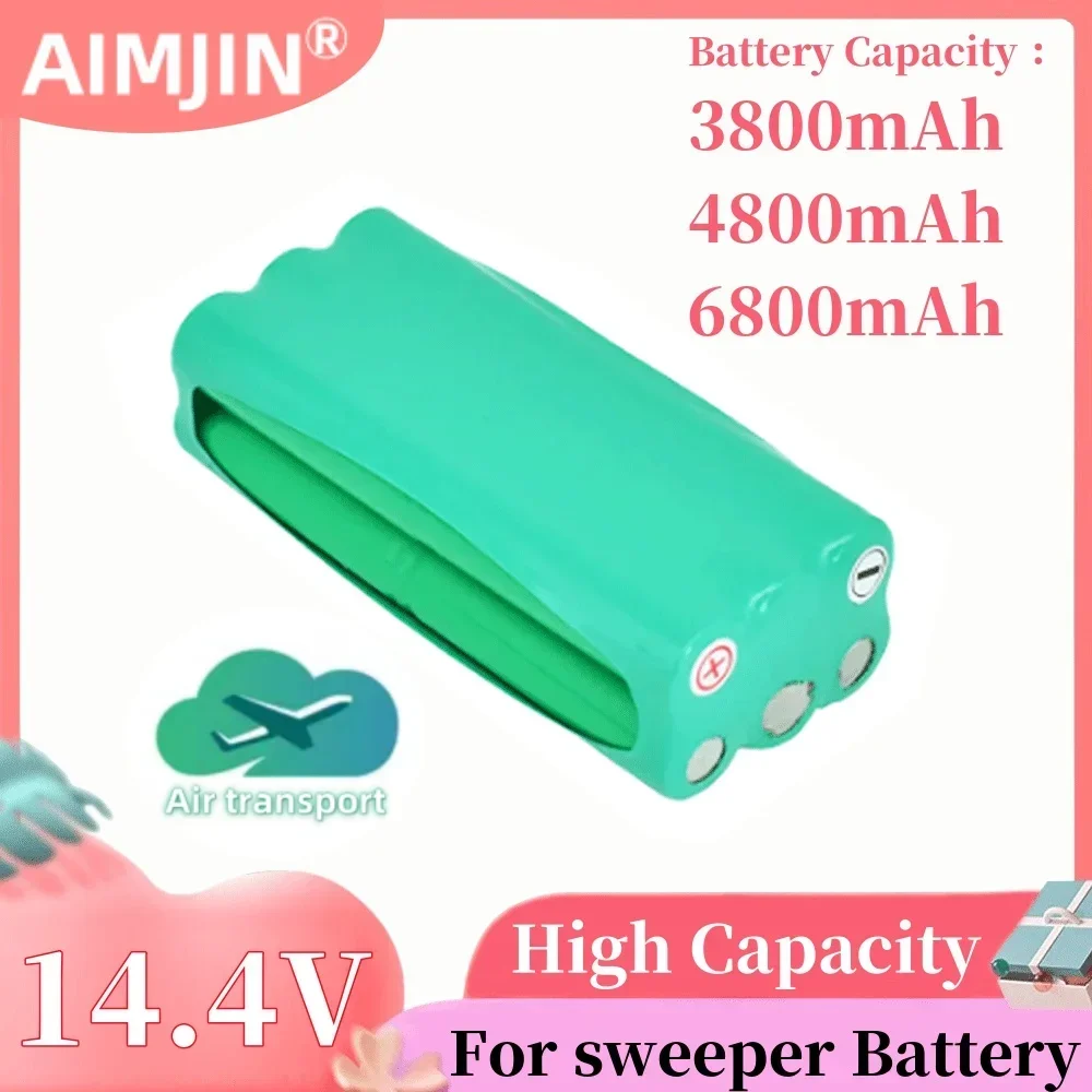 

14.4V NI-MH 3800mah-4800mAh-6800mAh robot vacuum cleaner Battery for liberoV-M600 / M606 v-botT270 / 271