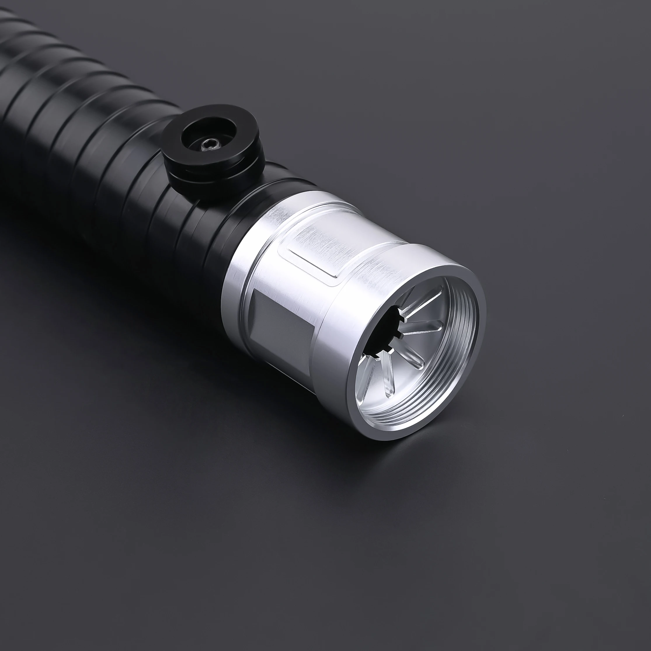 

TXQSABER Heavy Dueling Lightsaber Smooth Swing 16 Sounds 12 Colors Changing Metal Hilt Blaster Force Laser Sword Cosplay Toys