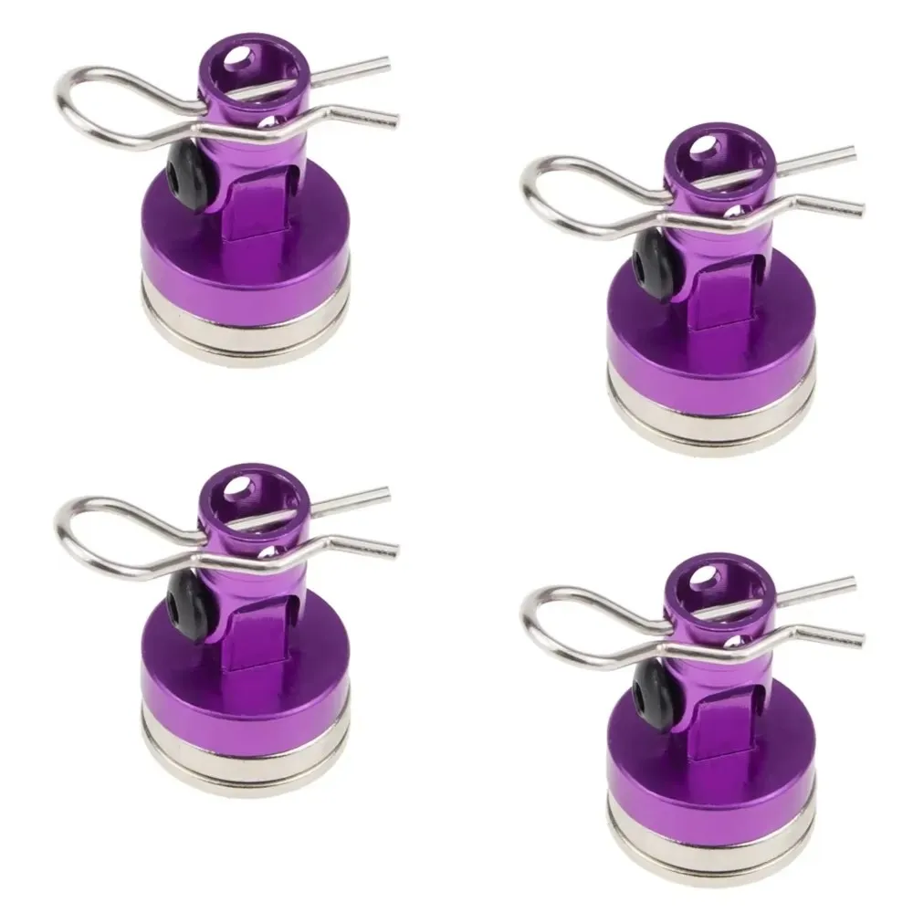 Strong Magnetic Stealth Invisible Body Post Mount Clips Magnet For Scale RC Model Car Shell Column Drift 122237