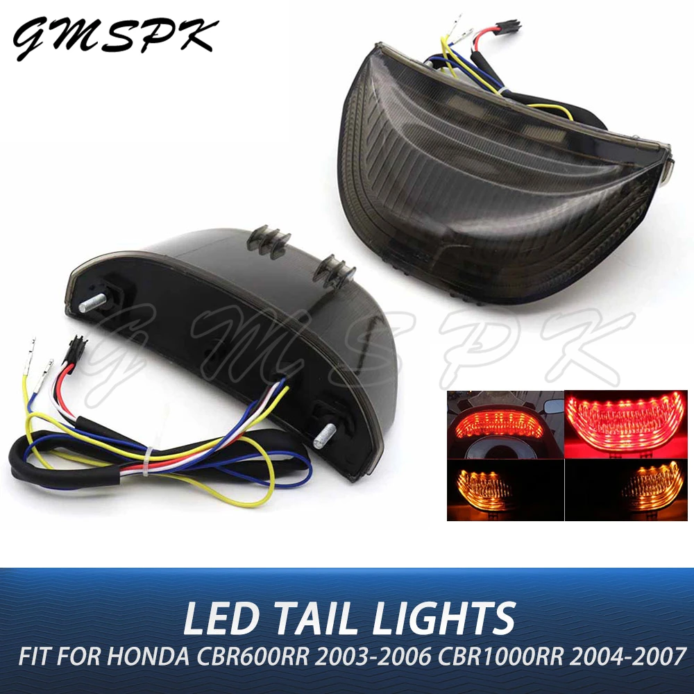 

LED Taillight Turn Signals Rear Brake Stop Lamp Light Fit for Honda CBR600RR CBR 600 RR F5 2003-2006 CBR1000RR 2004-2007