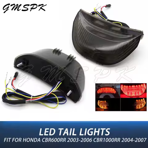 LED Taillight Turn Signals Rear Brake Stop Lamp Light Fit for Honda CBR600RR CBR 600 RR F5 2003-2006 CBR1000RR 2004-2007