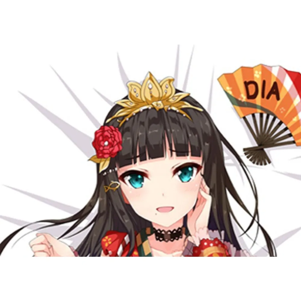 Kurosawa Dia Dakimakura Double‑Sided Printed Long Body Pillowcase Anime Character Hugging Cushion Cover