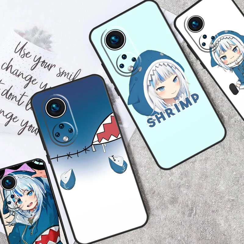 Anime Hololive Gawr Gura Case For Honor Magic 6 Pro 5 Lite 50 70 90 Lite X6 X7 X8 X9 X6a X7a X8a X9a X8b X9b Coque