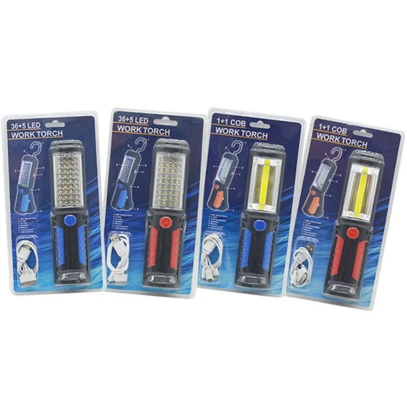 36+5 LED Mobile Work Light, USB Rechargeable with Magnet & Stand, Inspection Lamp, Emergency Lighting & Super Bright Flashlight