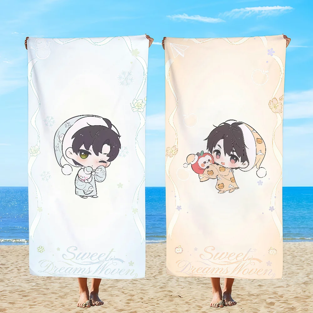 Love And Deepspace Pajamas Cute Towel Textile Bathrobe Beach Quick-Drying Lightweight Portable Camping Swim Pool Travel