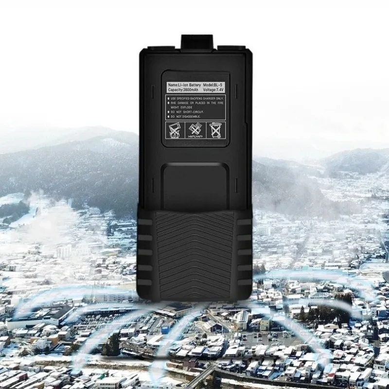 BL-5 Rechargeable Walkie Talkie Battery for Baofeng UV-5R UV-5RE UV-5RA BF-F8 F9 Radio Enlarger Li-ion Battery Type-C view 5