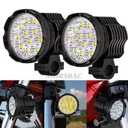 Additional Led Lights For Motorcycle Headlight Long Range High/Flash Auxiliary Led Spotlights For Motorcycle Vehicles Fog Lights