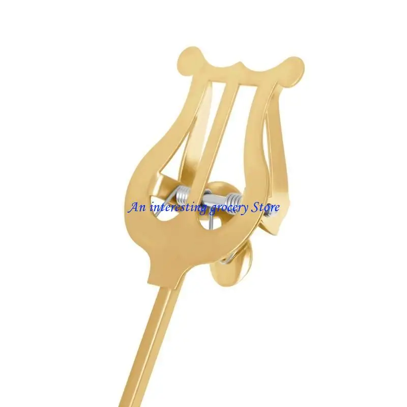 652D Metal Plating Tuba Marchings Lyre Tuba Marchings Score Clip Trumpet Music Clamp