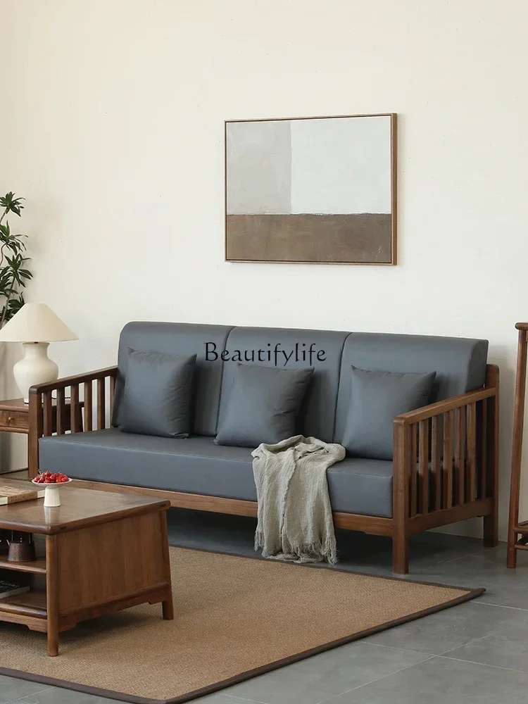 

Новый диван в китайском стиле из массива черного ореха и палисандра с тканевой обивкой, класса люкс