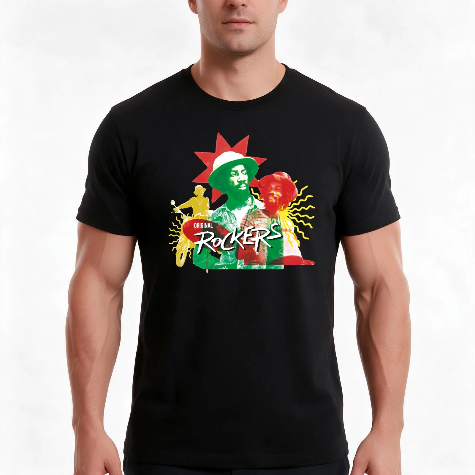 Rockers Leroy horsemouth wallace T-Shirt, Summer Casual Cotton Tee, Oversized Streetwear Tops, Vintage Graphic Print