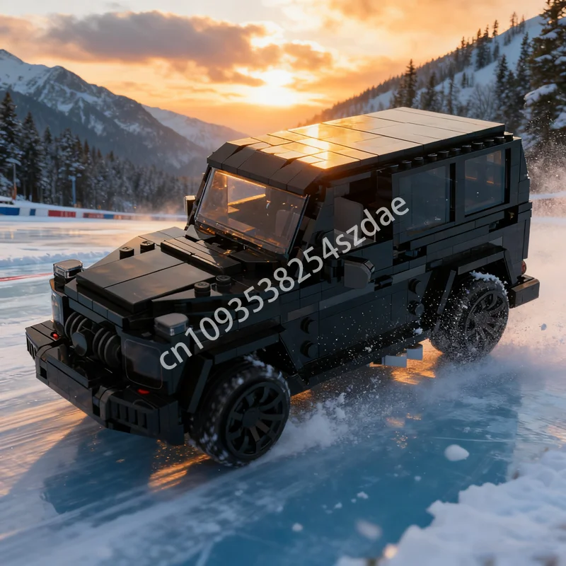 

527 шт. MOC Mercedesesed G модификация городские чемпионы модель строительные игрушечные блоки собрать рождественские подарки DIY творческий кирпич для детей