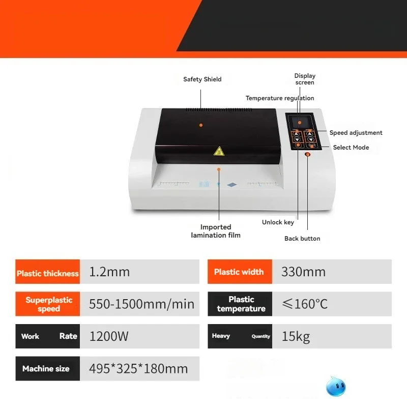 

Upgrade BY-3306 Commercial Photos Of Plastic Sealing Machine Laminator Office Plastic Film Laminator Sample Hot Sealing Machine