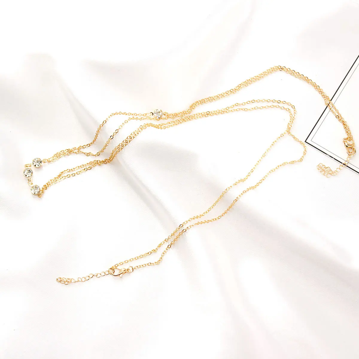 Women New Hot Selling Accessories Summer Classic All-match Necklace Fashion Trend Crystal Body Chain Wholesale