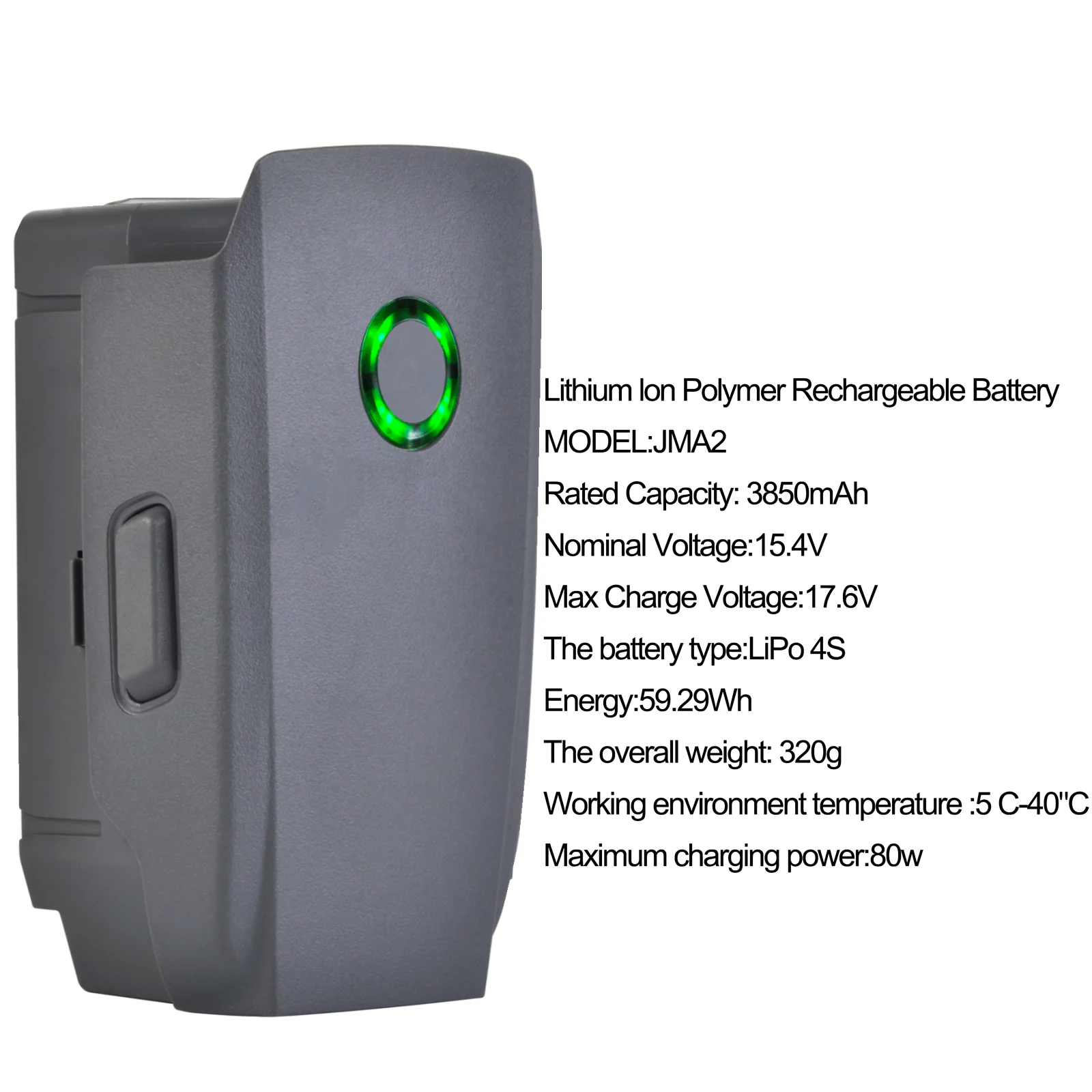 3850mAh Intelligent Flight Battery For DJI Mavic 2 Pro /DJI Mavic 2 Zoom /Enterprise Advanced Lipo 4S Extended Drone Battery