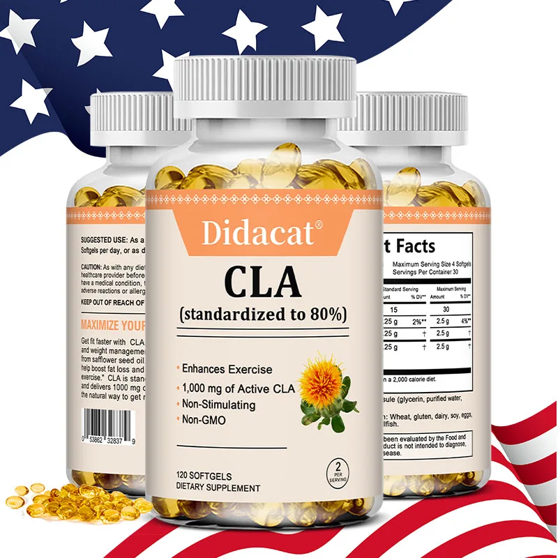 

Капсулы CLA 1000 мг — повышение энергии, улучшение мышечной массы и повышение метаболизма, поддерживает здоровое управление весом