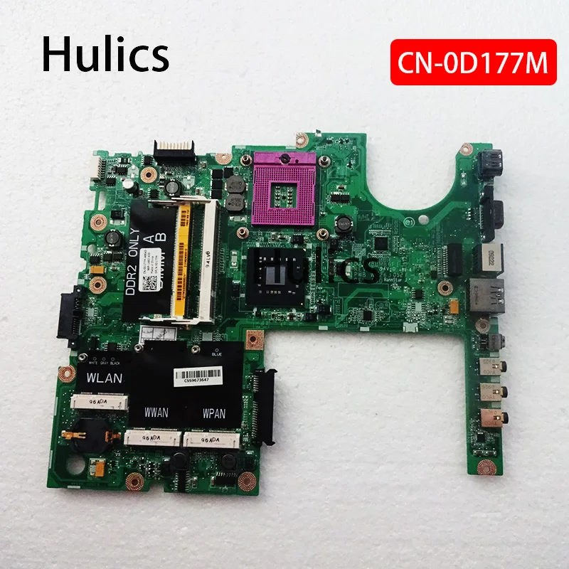 

Материнская плата Hulics для ноутбука Dell Studio 1555 DDR2 DAFM8BMB6F1 D177M, материнская плата 0D177M